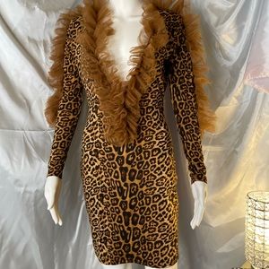 Leopard print dress
